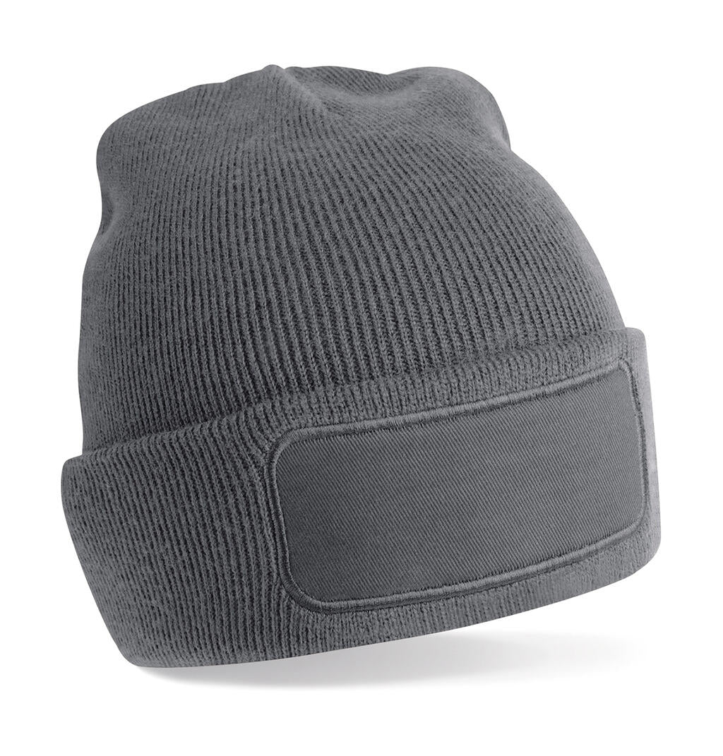B445R - Recycled Original Patch Beanie - Graphite Grey