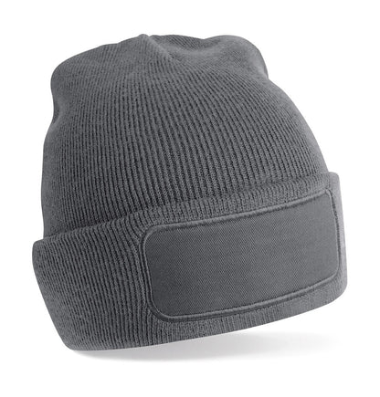 B445R - Recycled Original Patch Beanie - Graphite Grey