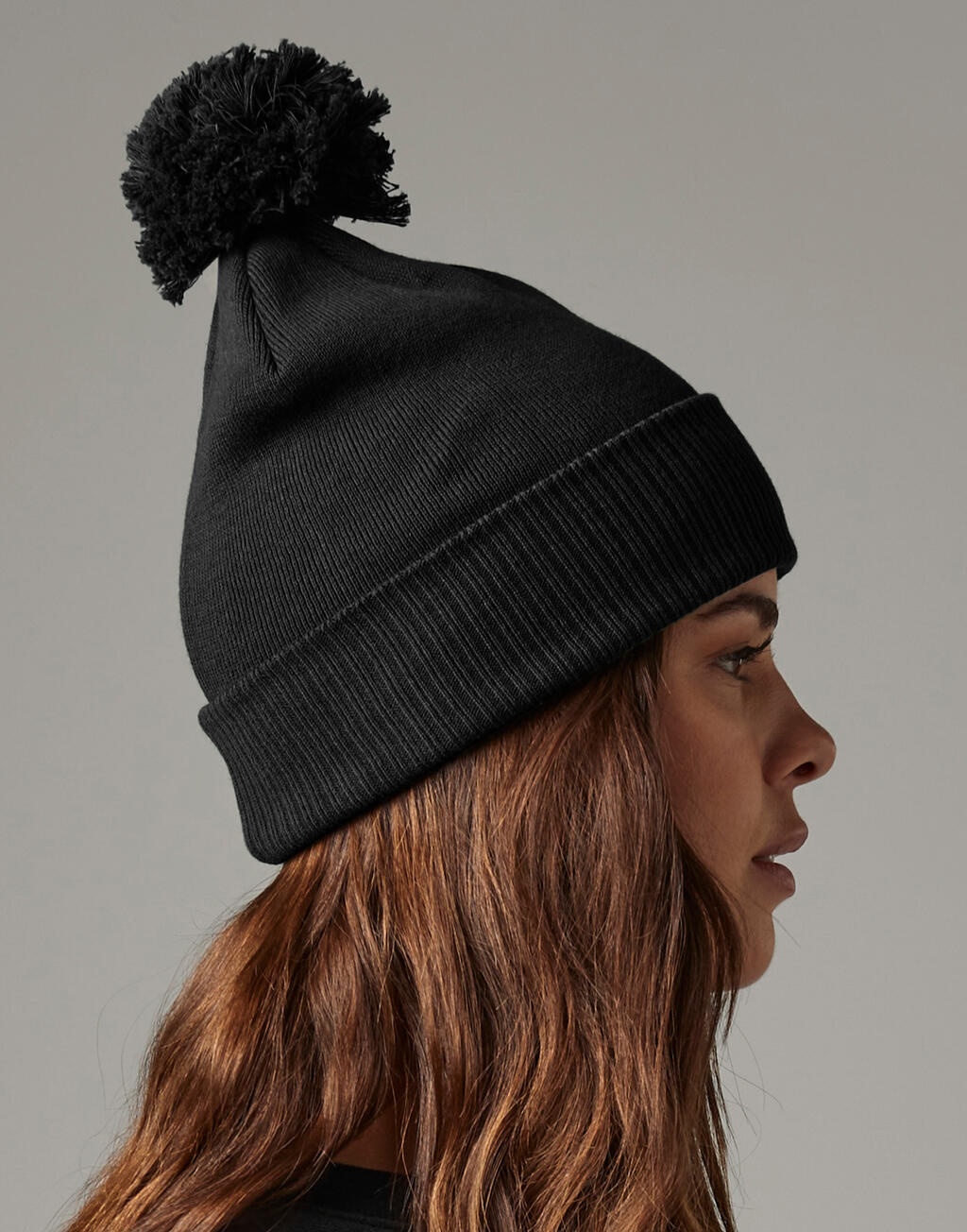 B450N - Organic Cotton Snowstar® Beanie - Black