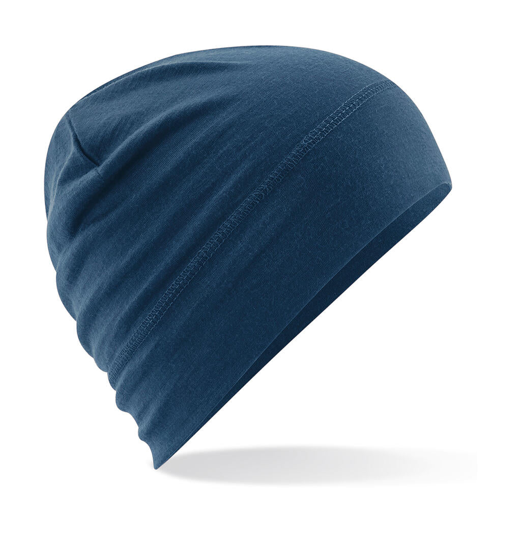 B370 - Merino Beanie - Steel Blue