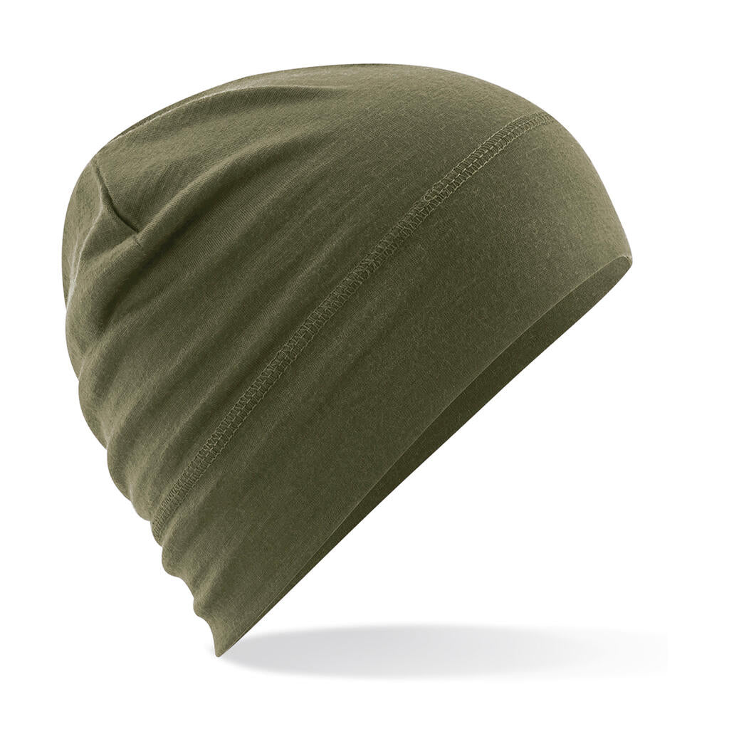B370 - Merino Beanie - Military Green