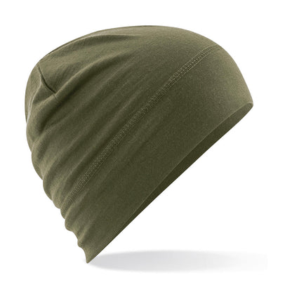 B370 - Merino Beanie - Military Green