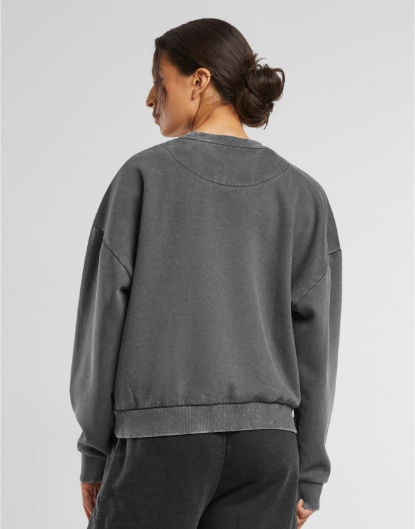 BY301 - Sudadera de Cuello Redondo Vintage Heavy Mujer