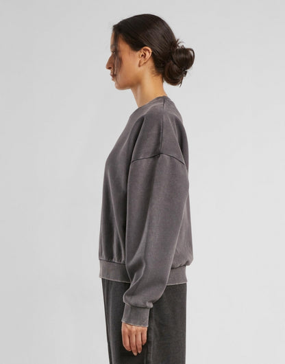 BY301 - Sudadera de Cuello Redondo Vintage Heavy Mujer