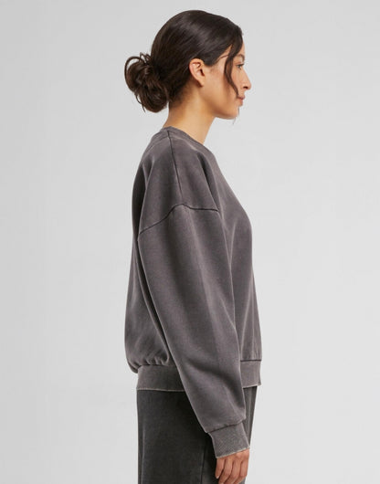 BY301 - Sudadera de Cuello Redondo Vintage Heavy Mujer