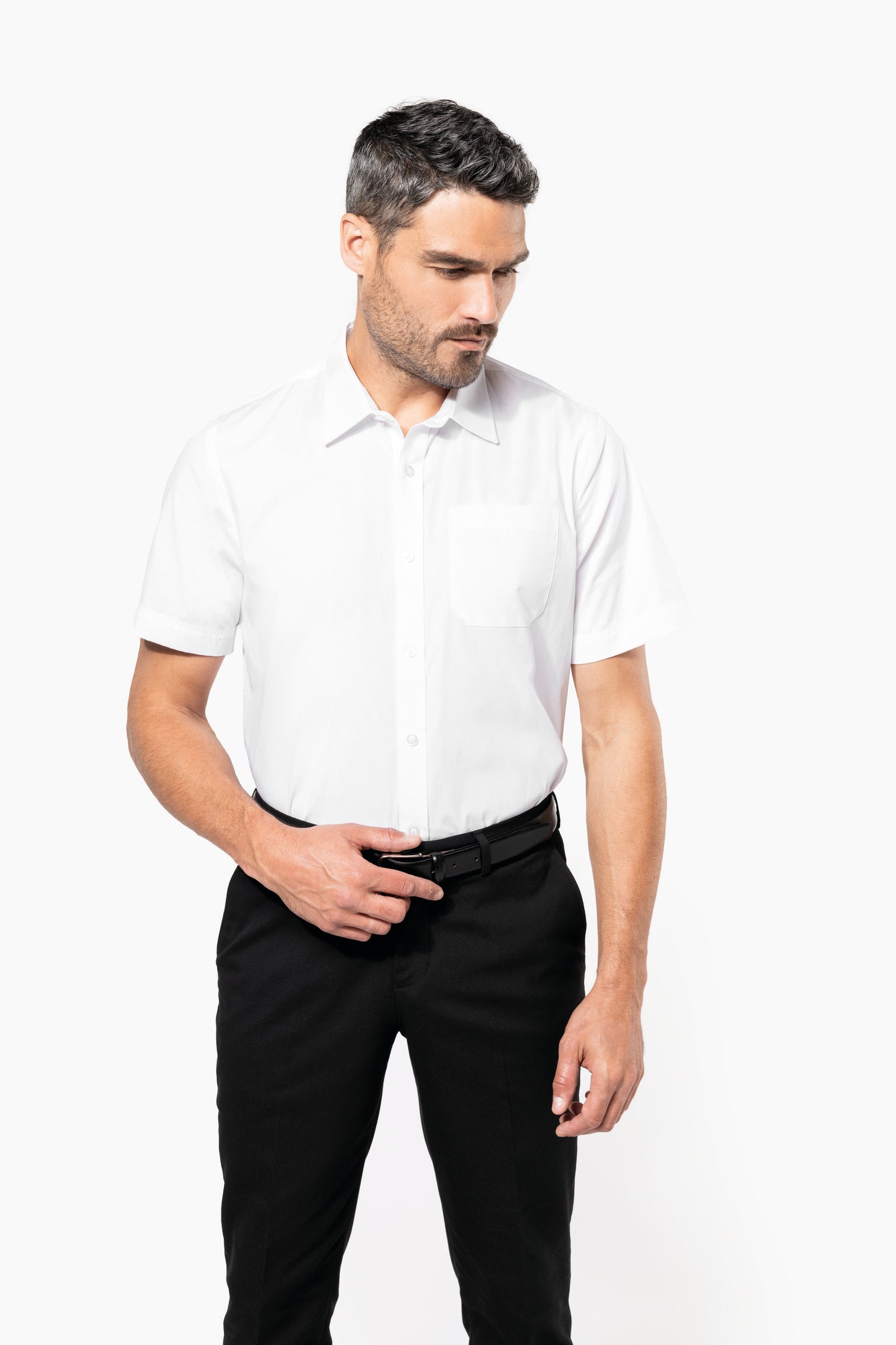 K543 - Camisa popelina manga corta Unisex