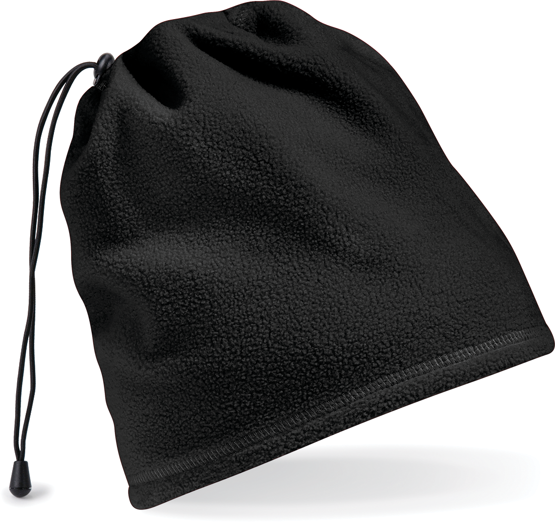 B285 - Gorro/Braga de cuello Suprafleece™ - Black - frontal