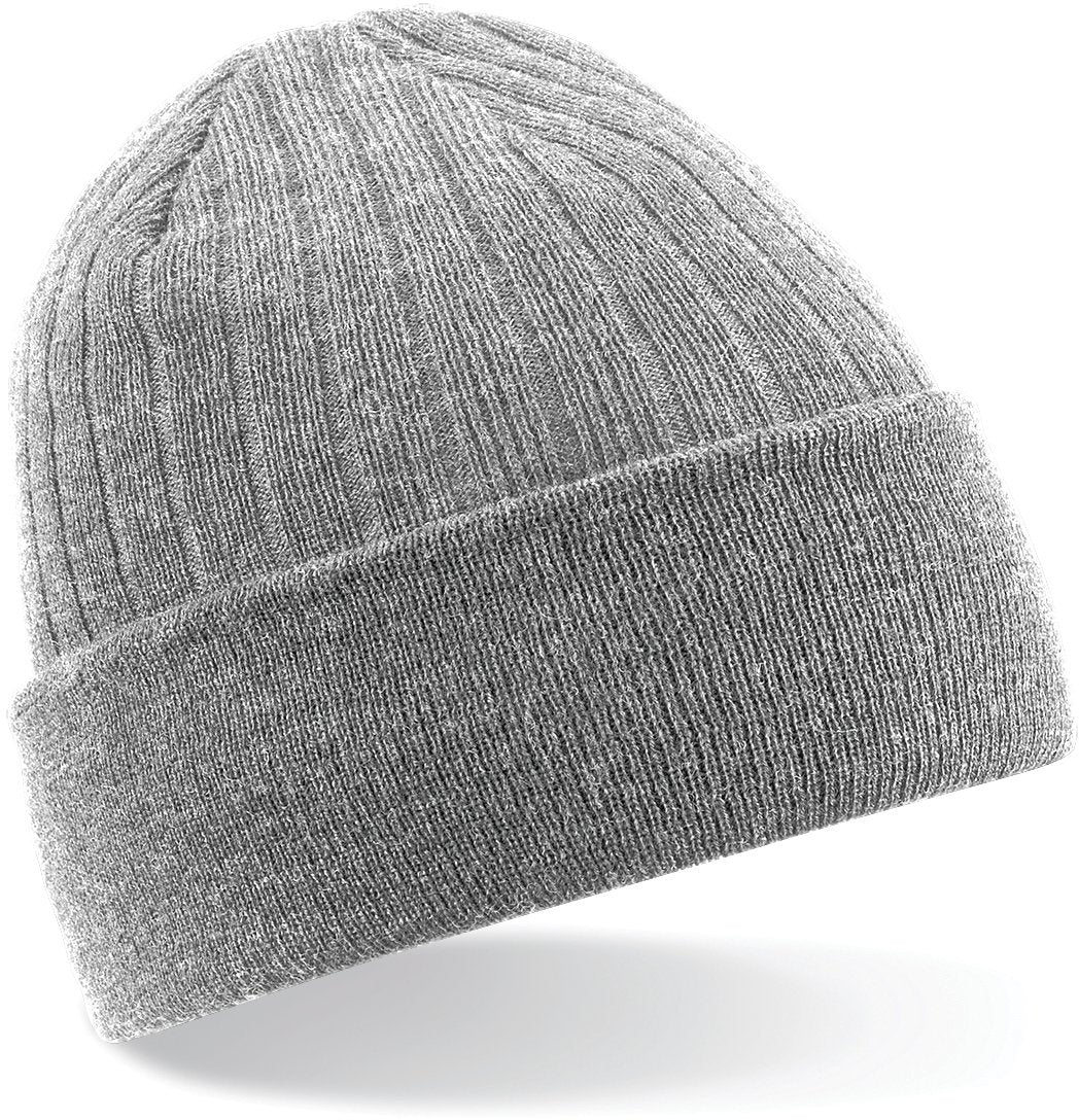 B447 - Gorro Thinsulate™ - Heather Grey - frontal
