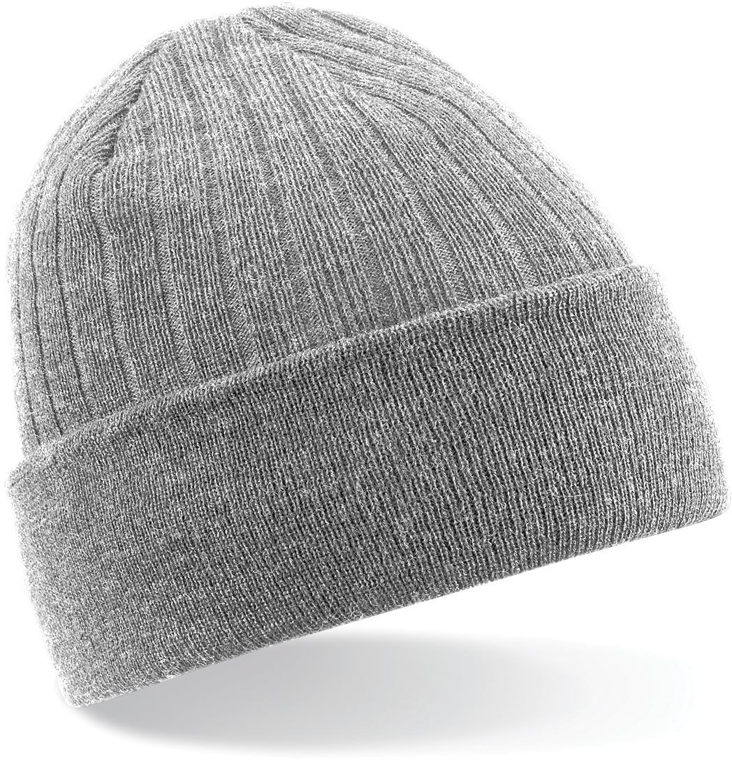 B447 - Gorro Thinsulate™ - Heather Grey - frontal