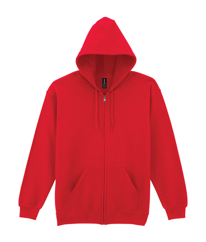 G18600 - Sudadera con Capucha y Cremallera Heavy Blend