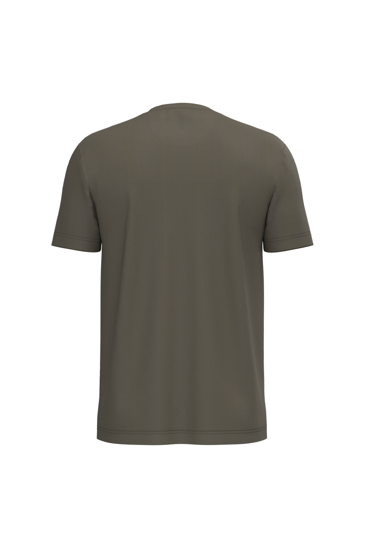 K356 - Camiseta manga corta hombre - Dark Khaki - trasera