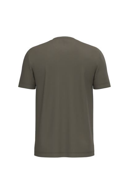 K356 - Camiseta manga corta hombre - Dark Khaki - trasera