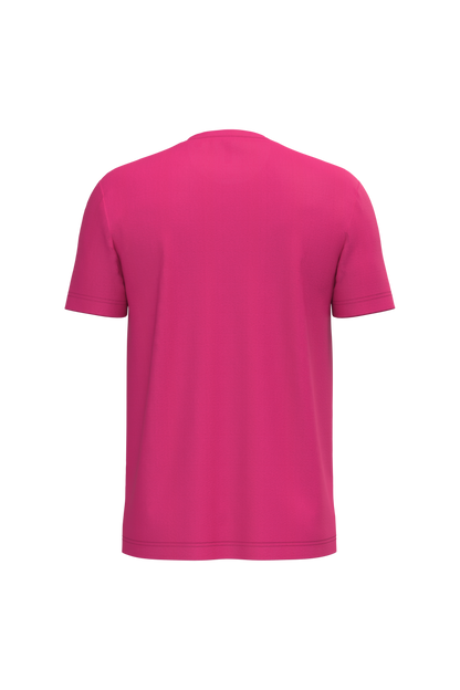 K356 - Camiseta manga corta hombre - Fuchsia - trasera