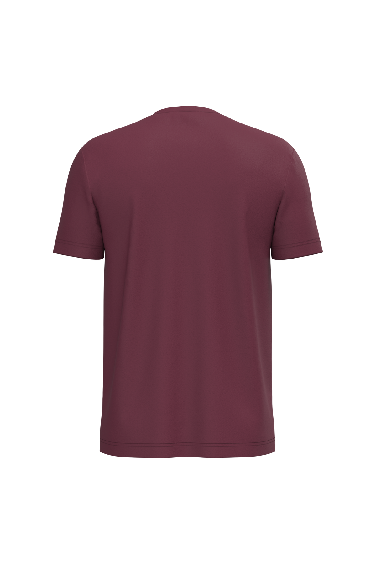 K356 - Camiseta manga corta hombre - Wine - trasera