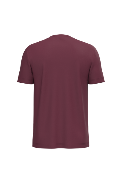 K356 - Camiseta manga corta hombre - Wine - trasera