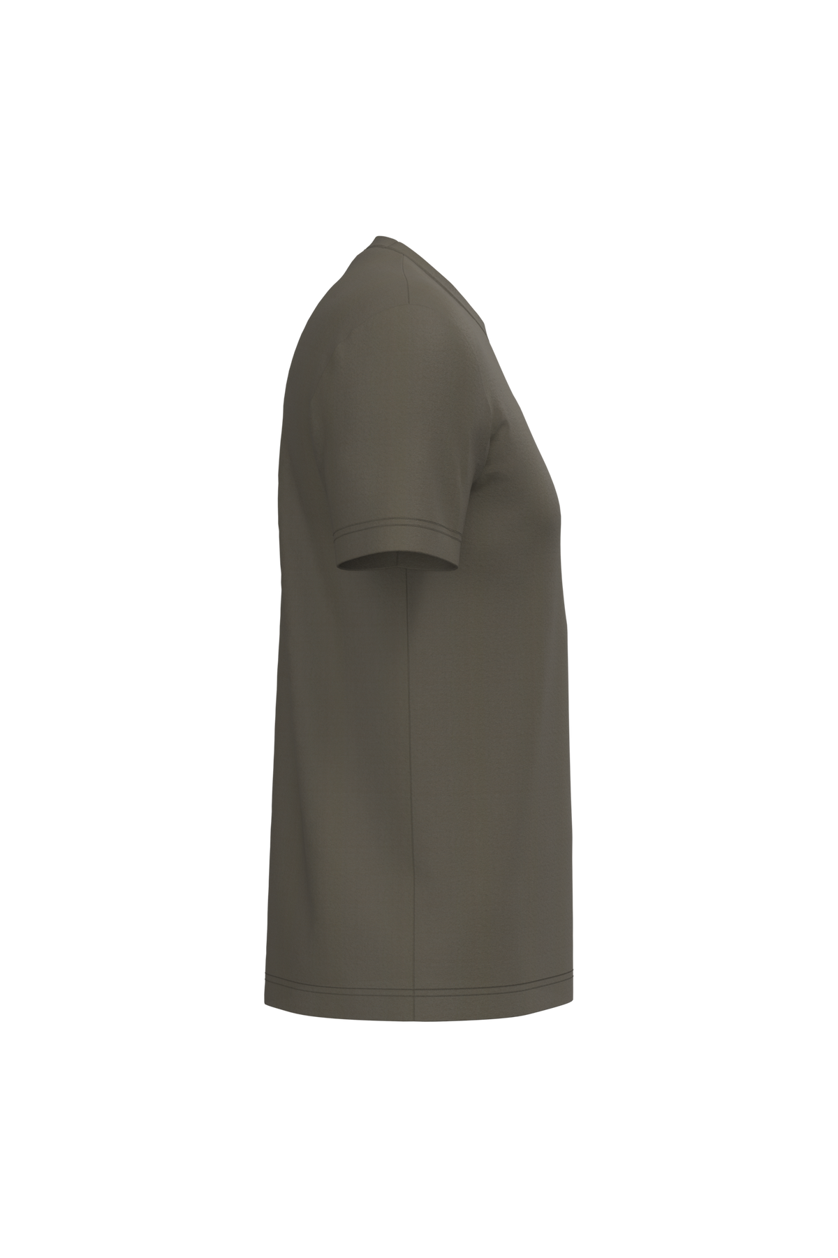 K356 - Camiseta manga corta hombre - Dark Khaki - lateral