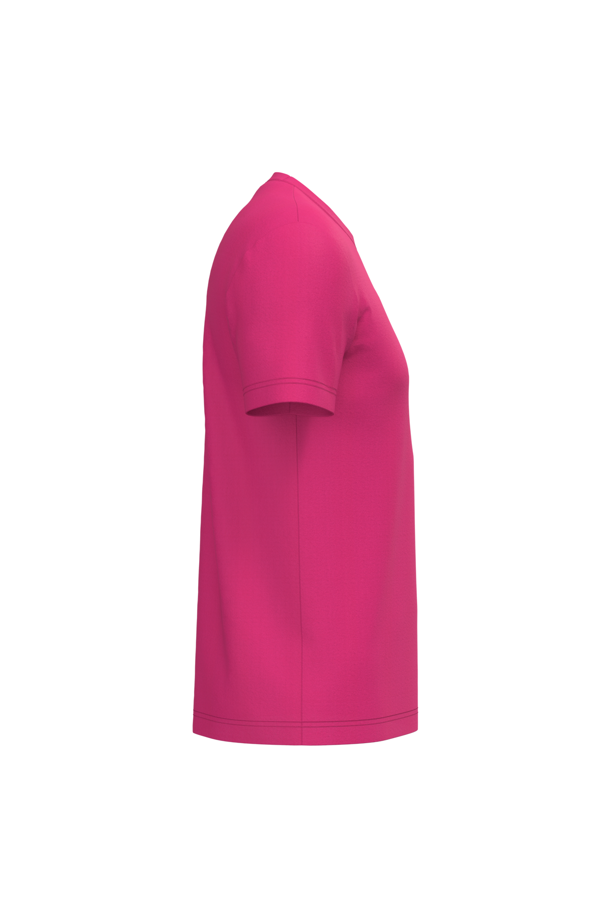 K356 - Camiseta manga corta hombre - Fuchsia - lateral
