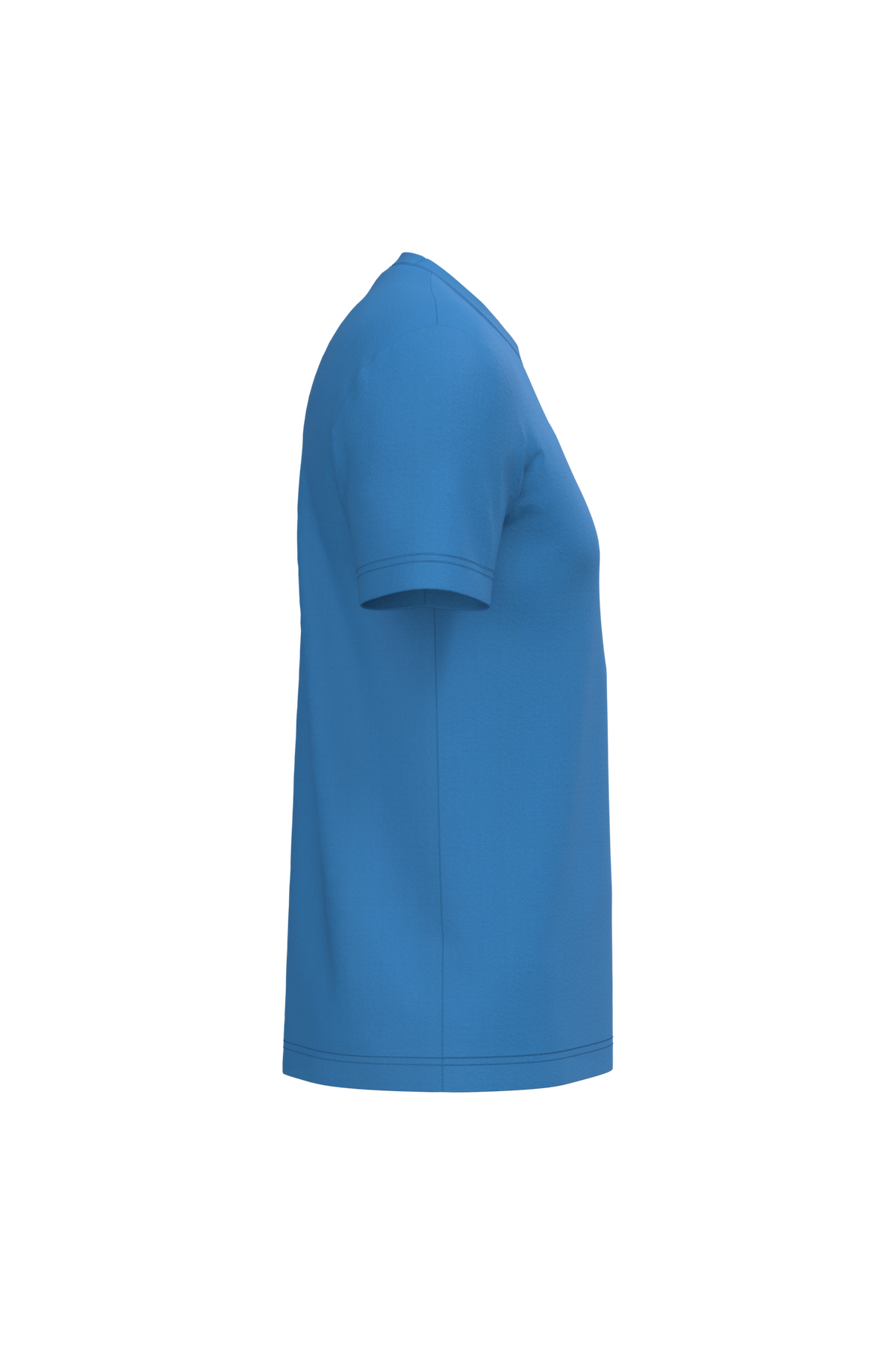 K356 - Camiseta manga corta hombre - Light Royal Blue - lateral