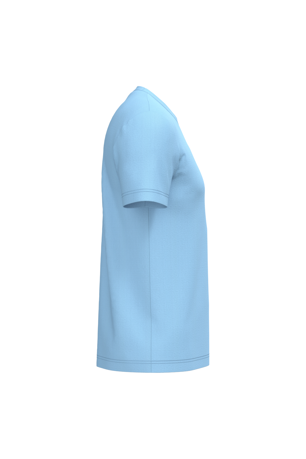 K356 - Camiseta manga corta hombre - Sky Blue - lateral
