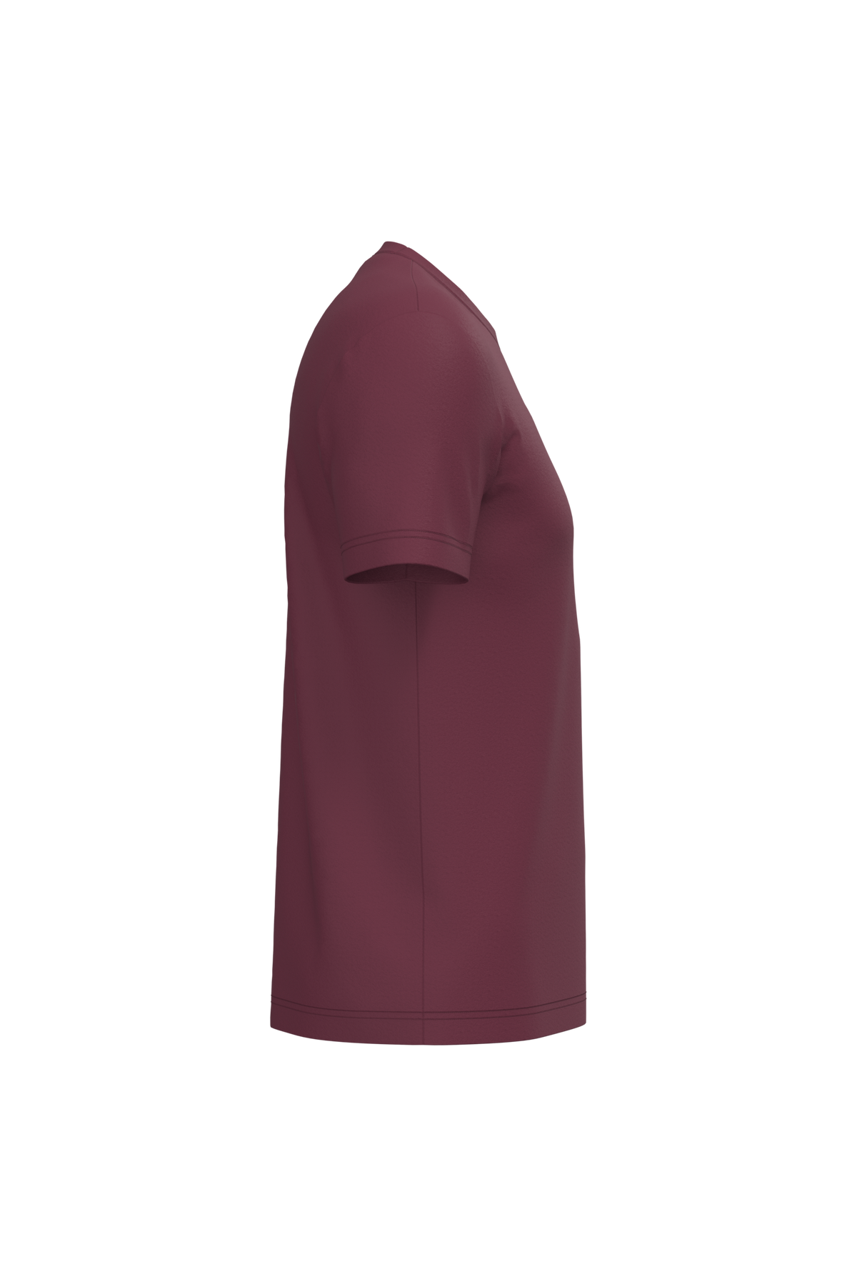 K356 - Camiseta manga corta hombre - Wine - lateral