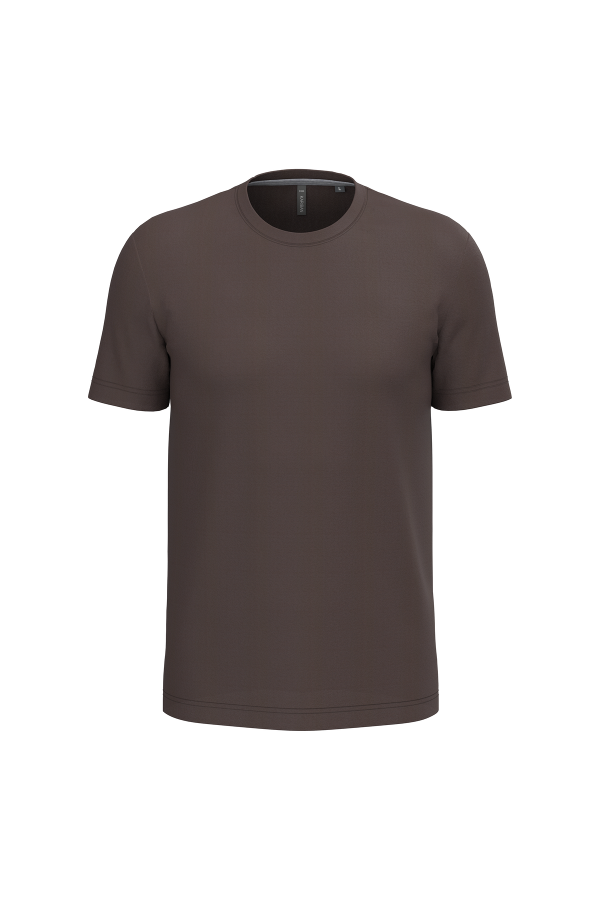 K356 - Camiseta manga corta hombre - Chocolate - frontal