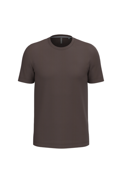 K356 - Camiseta manga corta hombre - Chocolate - frontal