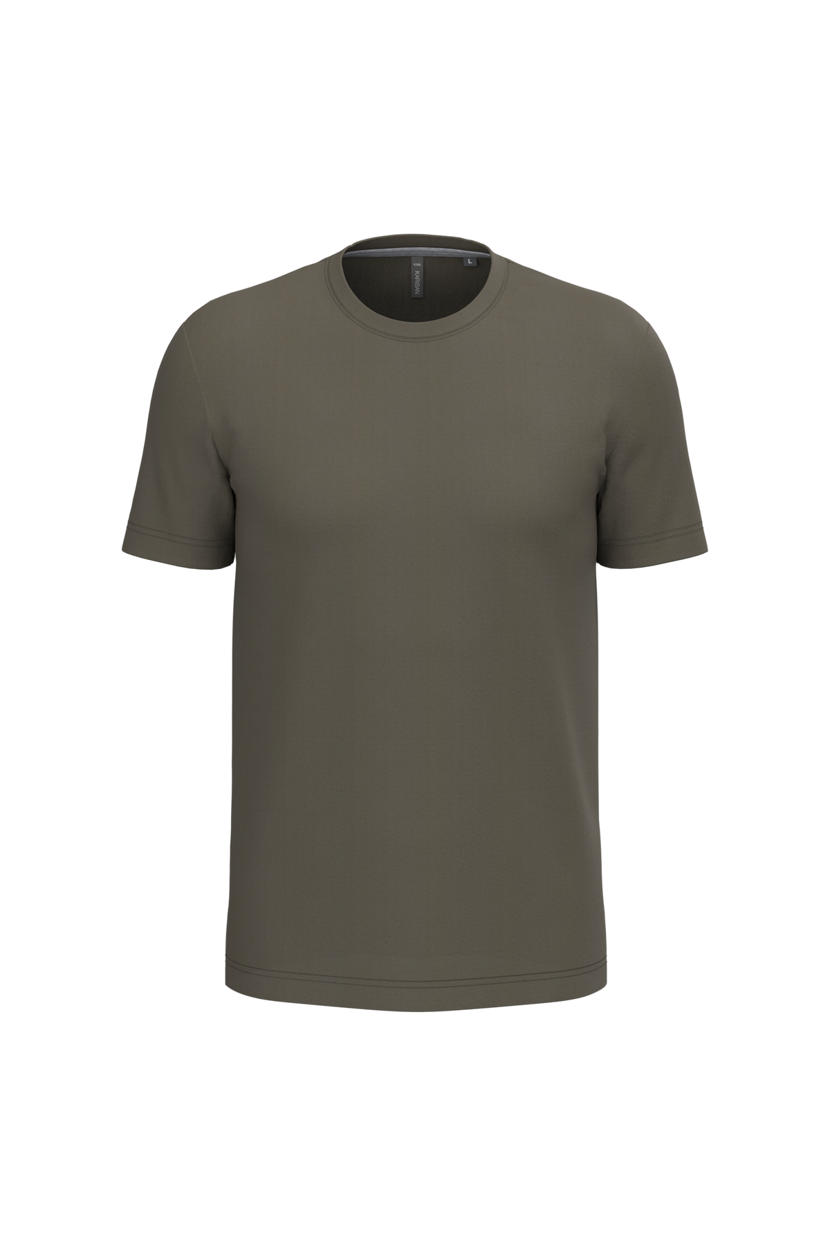 K356 - Camiseta manga corta hombre - Dark Khaki - frontal