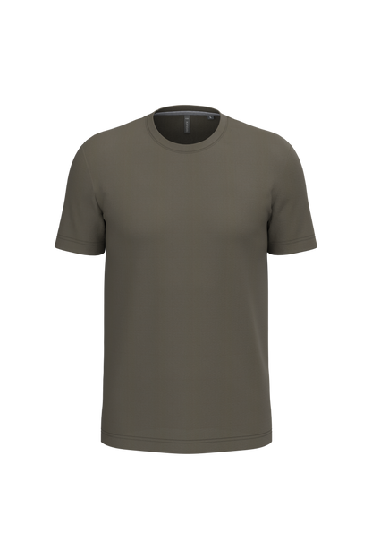 K356 - Camiseta manga corta hombre - Dark Khaki - frontal