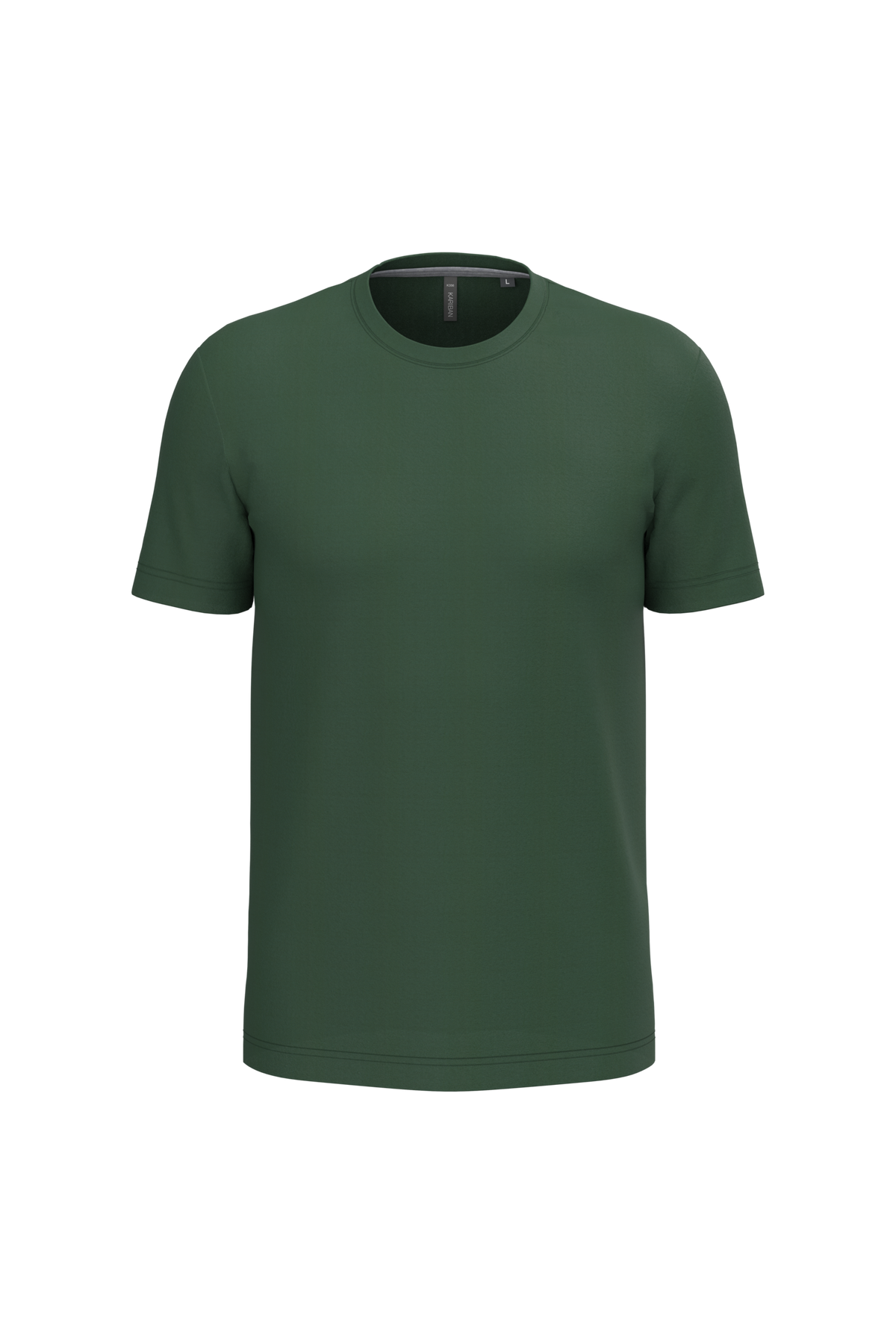 K356 - Camiseta manga corta hombre - Forest Green - frontal