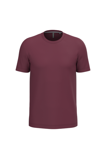 K356 - Camiseta manga corta hombre - Wine - frontal