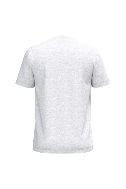 K357 - Camiseta manga corta y cuello de pico - Ash Heather - trasera
