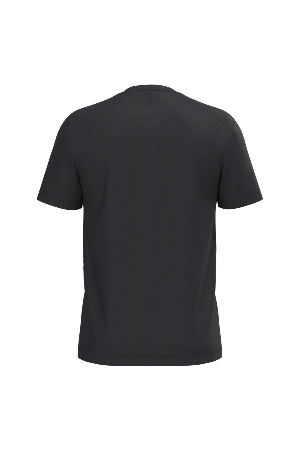 K357 - Camiseta manga corta y cuello de pico - Black - trasera