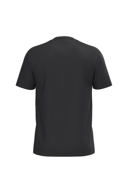 K357 - Camiseta manga corta y cuello de pico - Black - trasera