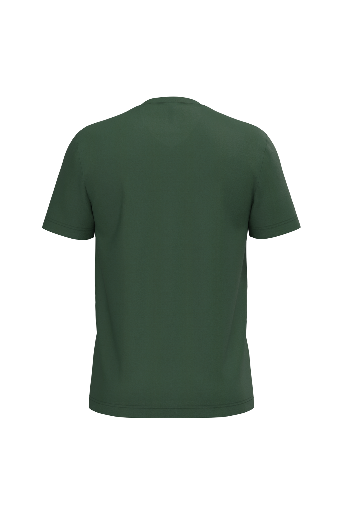 K357 - Camiseta manga corta y cuello de pico - Forest Green - trasera