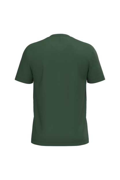 K357 - Camiseta manga corta y cuello de pico - Forest Green - trasera