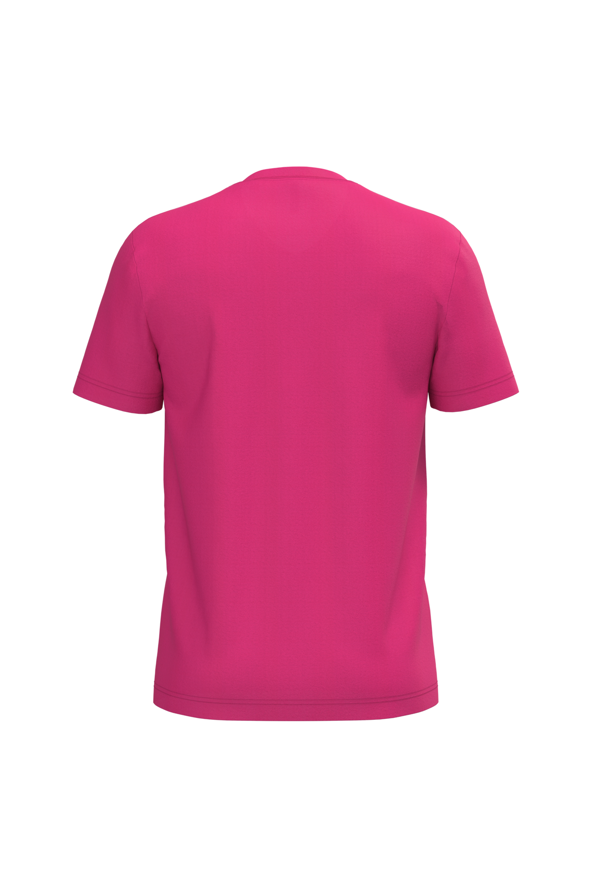 K357 - Camiseta manga corta y cuello de pico - Fuchsia - trasera
