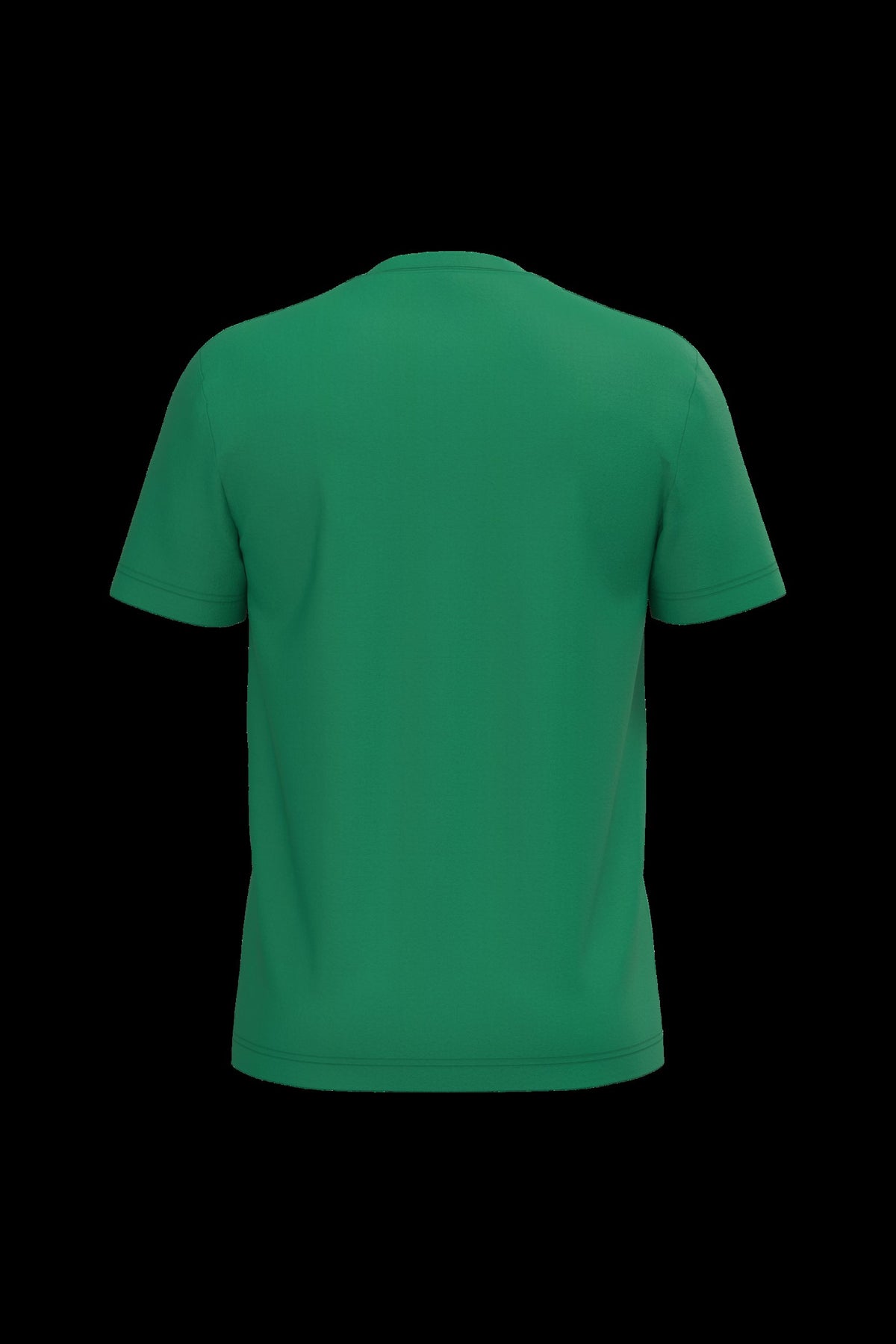 K357 - Camiseta manga corta y cuello de pico - Kelly Green - trasera
