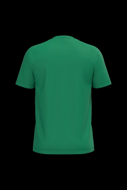 K357 - Camiseta manga corta y cuello de pico - Kelly Green - trasera