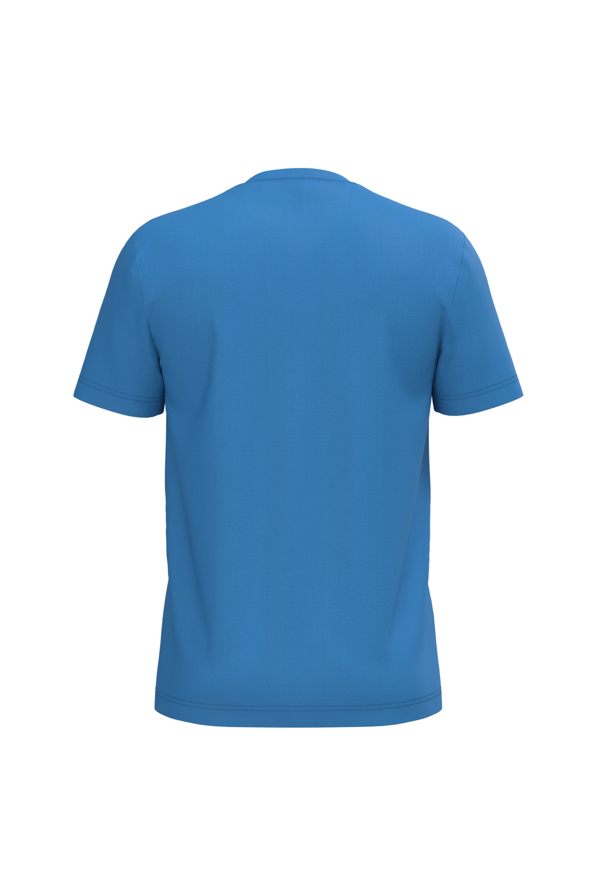 K357 - Camiseta manga corta y cuello de pico - Light Royal Blue - trasera