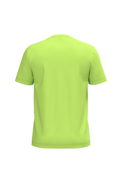 K357 - Camiseta manga corta y cuello de pico - Lime - trasera