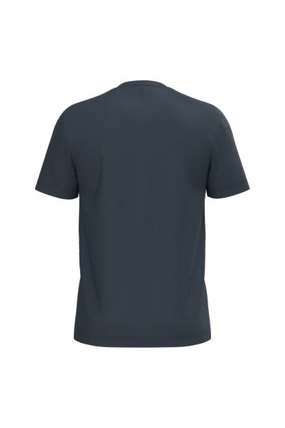 K357 - Camiseta manga corta y cuello de pico - Navy - trasera