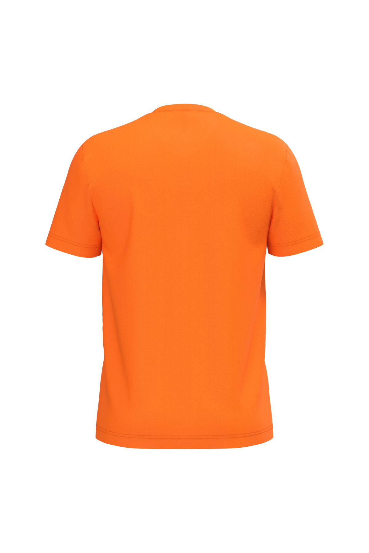 K357 - Camiseta manga corta y cuello de pico - Orange - trasera