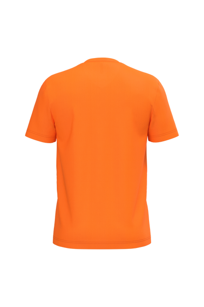 K357 - Camiseta manga corta y cuello de pico - Orange - trasera