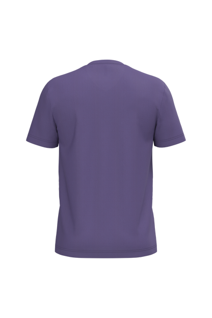K357 - Camiseta manga corta y cuello de pico - Purple - trasera