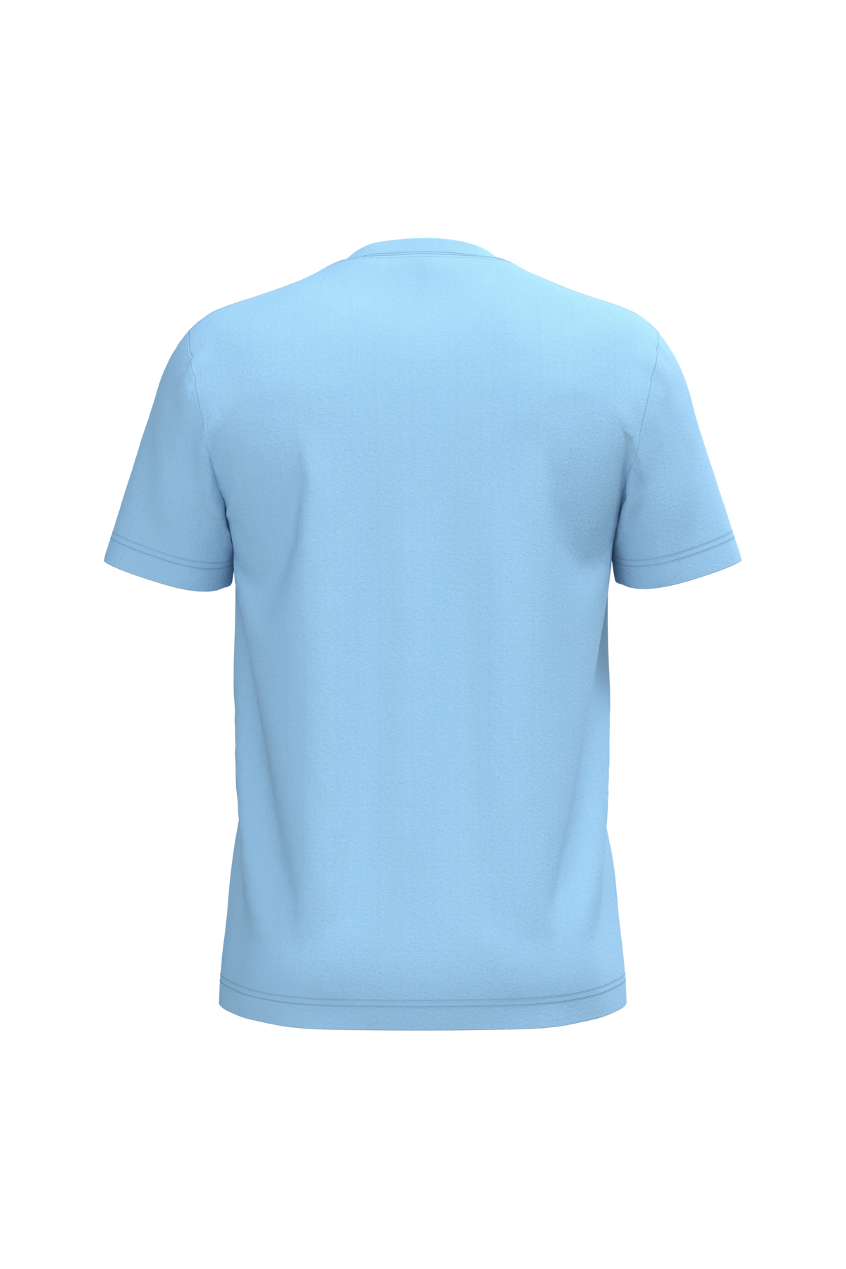K357 - Camiseta manga corta y cuello de pico - Sky Blue - trasera