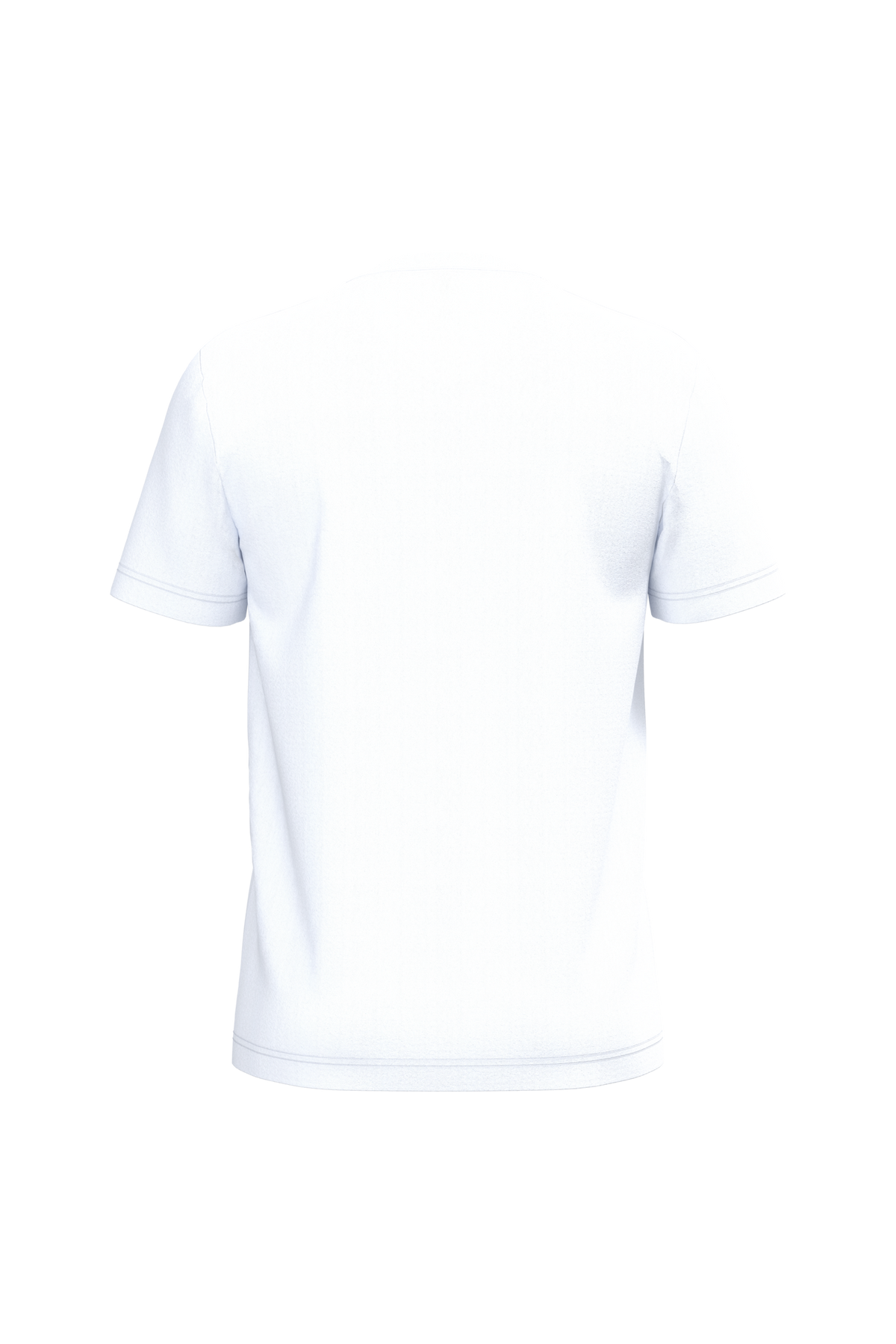 K357 - Camiseta manga corta y cuello de pico - White - trasera