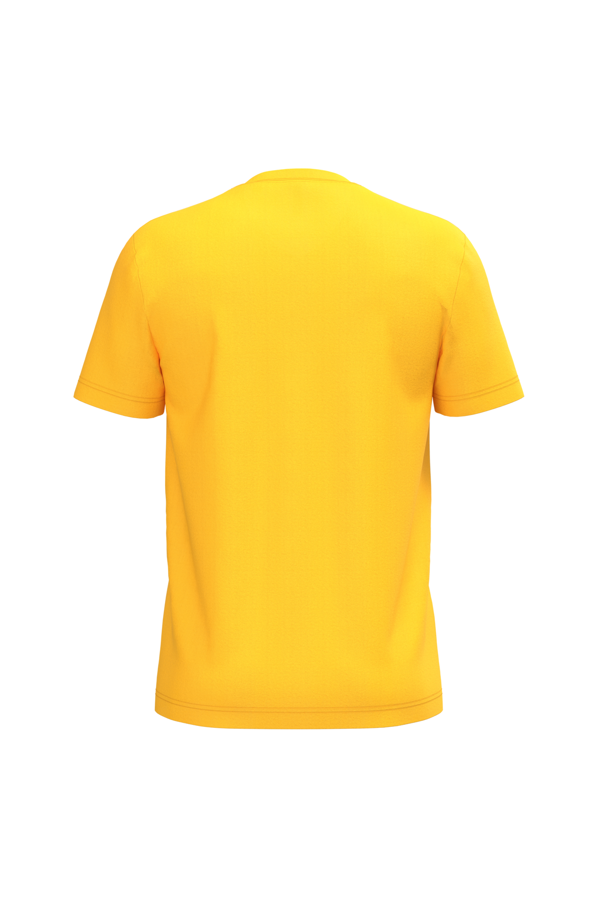 K357 - Camiseta manga corta y cuello de pico - Yellow - trasera