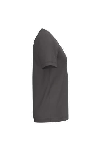 K357 - Camiseta manga corta y cuello de pico - Dark Grey - lateral