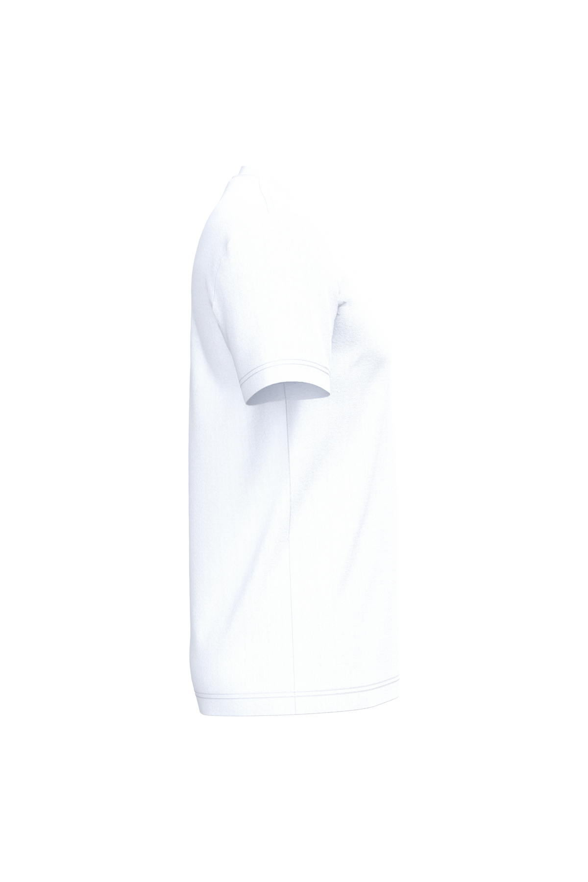 K357 - Camiseta manga corta y cuello de pico - White - lateral