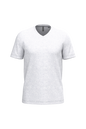 K357 - Camiseta manga corta y cuello de pico - Ash Heather - frontal